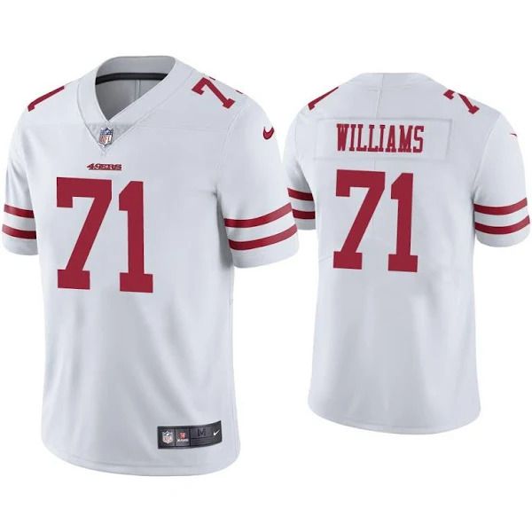 Men San Francisco 49ers 71 Trent Williams White Nike Color Rush Limited NFL Jersey